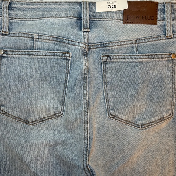 Judy Blue Sky High Rise Tummy Control Top Slim Boot Cut Size 7/28 - Picture 8 of 13
